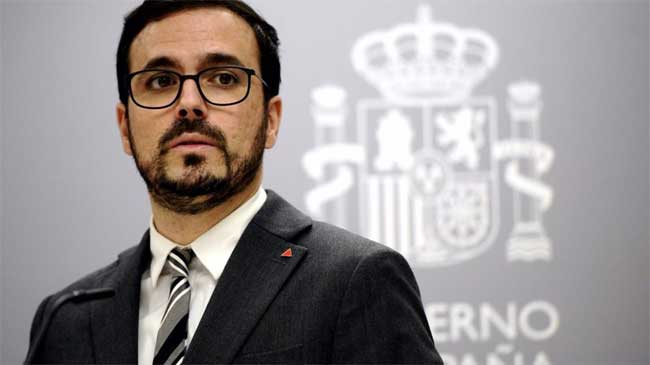 Alberto Garz&oacute;n, ministro de Consumo en funciones