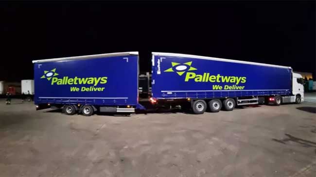 Megatrailer de Palletways Iberia