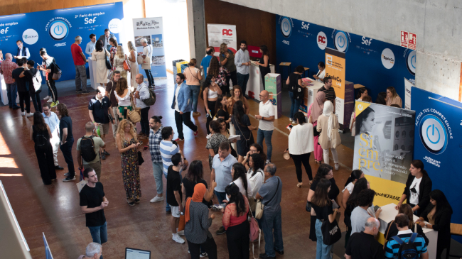 Asistentes a la Feria de Empleo del pasado a&ntilde;o