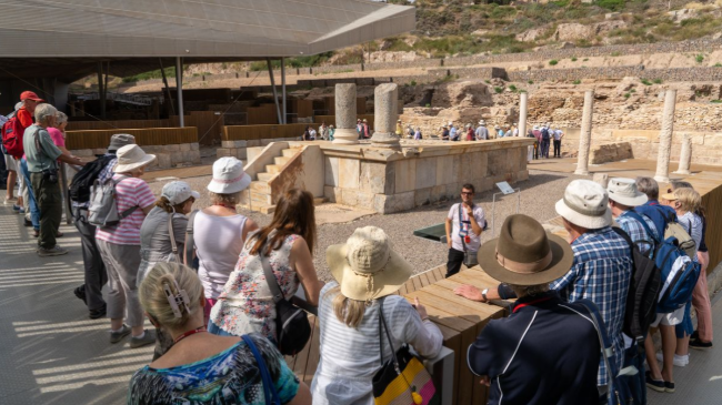 Turistas en el Foro Romano