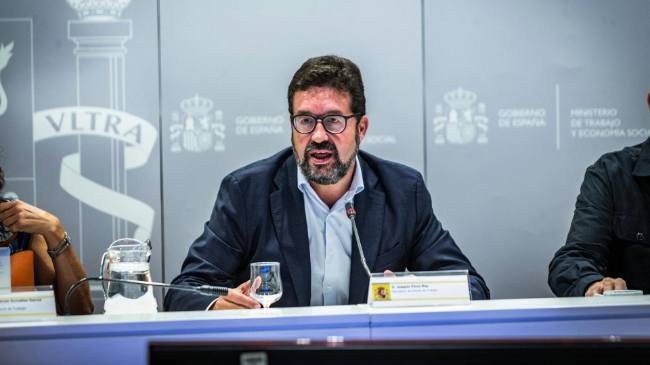 El secretario de Estado de Trabajo, Joaqu&iacute;n P&eacute;rez Rey