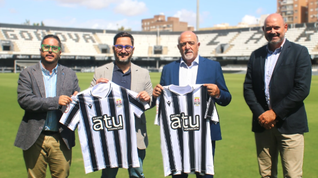 Jos&eacute; Luis Reverte, Eduardo Ord&oacute;&ntilde;ez, Francisco Belmonte y Rufino Selva - FC Cartagena