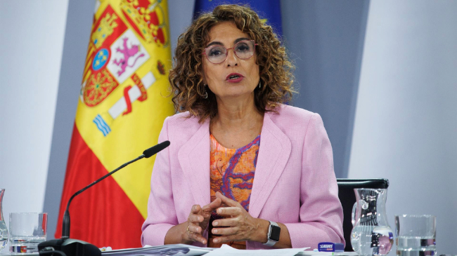 La vicepresidenta primera del Gobierno y ministra de Hacienda, Mar&iacute;a Jes&uacute;s Montero - Alejandro Mart&iacute;nez V&eacute;lez - Europa Press