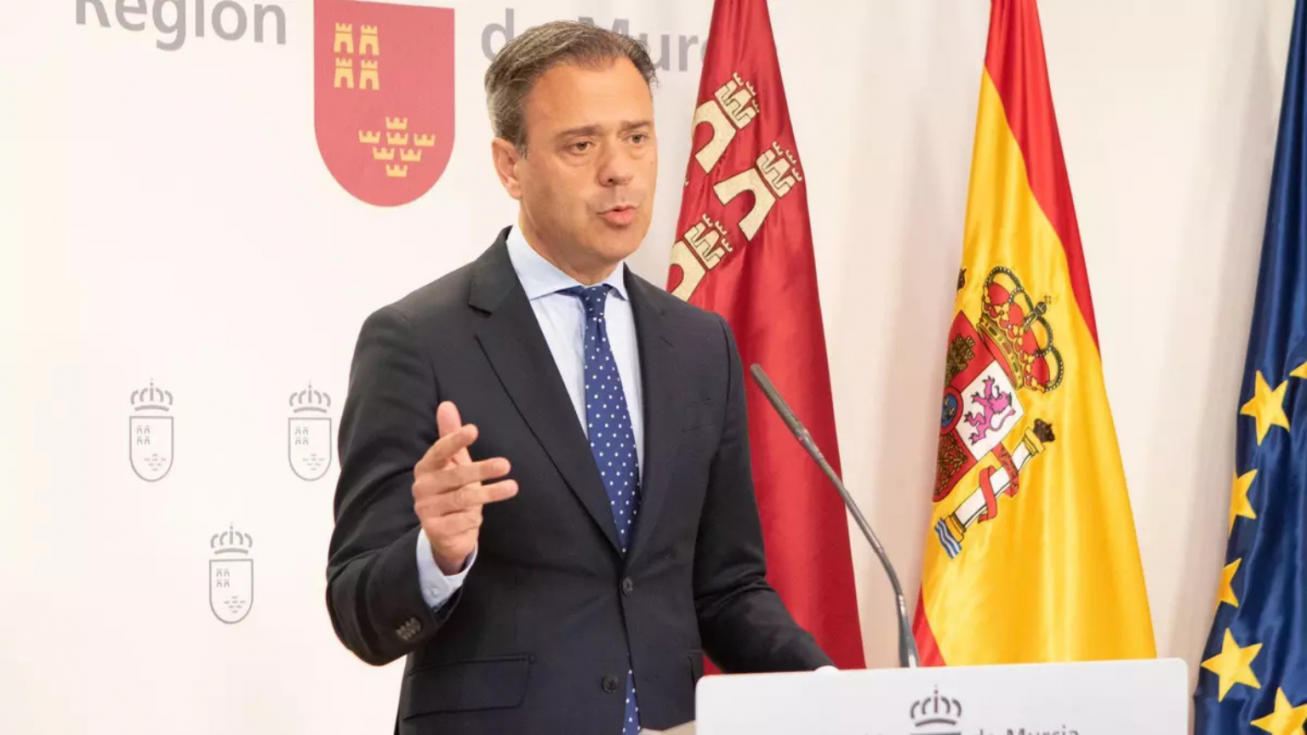 Marcos Ortuño, portavoz del Gobierno regional. / CARM Marcos Ortuño, portavoz del Gobierno regional. / CARM