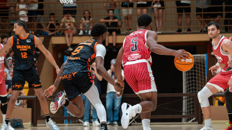 Amistoso entre el UCAM Murcia y el Valencia Basket. Amistoso entre el UCAM Murcia y el Valencia Basket.