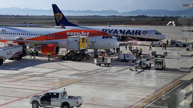 Pista de Aterrizaje del Aeropuerto Internacional de la Región de Murcia.