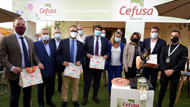 Autoridades y directivos de Cefusa en Sepor 2021