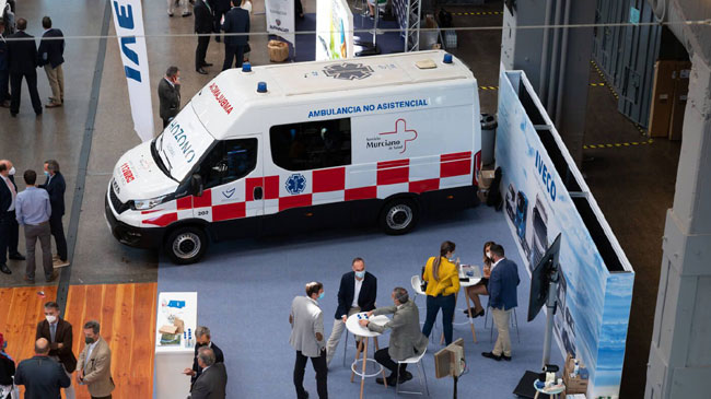 Ambulancia de Orthem en el congreso el congreso ‘Green Gas Mobility’ , en Madrid Ambulancia de Orthem en el congreso el congreso ‘Green Gas Mobility’ , en Madrid