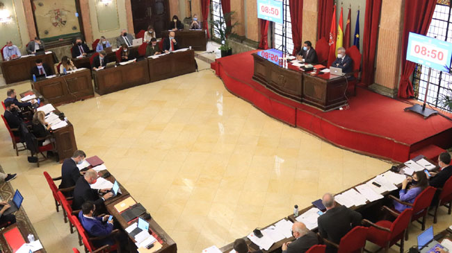 Pleno del ayuntamiento de Murcia