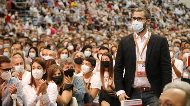 Francisco Lucas, en el Congreso del PSOE