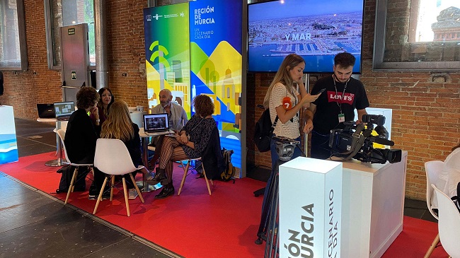 Empresas de la Regi&oacute;n participan, con el apoyo del INFO, en la feria del sector audiovisual Iberseries&Platino Industria, que se celebra en Madrid