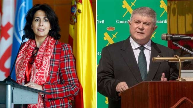 La diputada popular, Isabel Borrego, y el delegado del Gobierno, Jos&eacute; V&eacute;lez