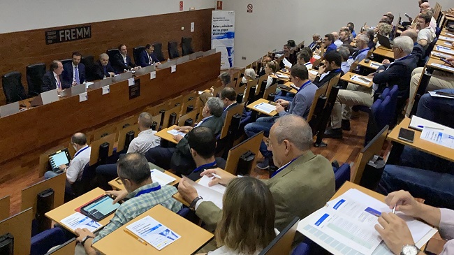 Un momento de las 'I Jornadas T&eacute;cnicas nacionales de Grupos El&eacute;ctricos Sumergibles' que se est&aacute;n celebrando en la sede de FREMM