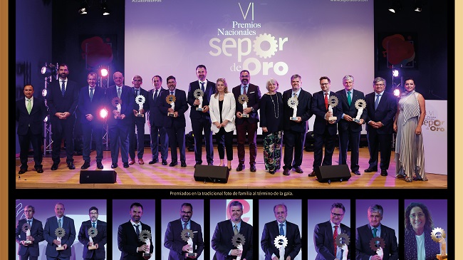 Foto de familia de la VI edición del Premio Nacional Sepor de Oro Foto de familia de la VI edición del Premio Nacional Sepor de Oro