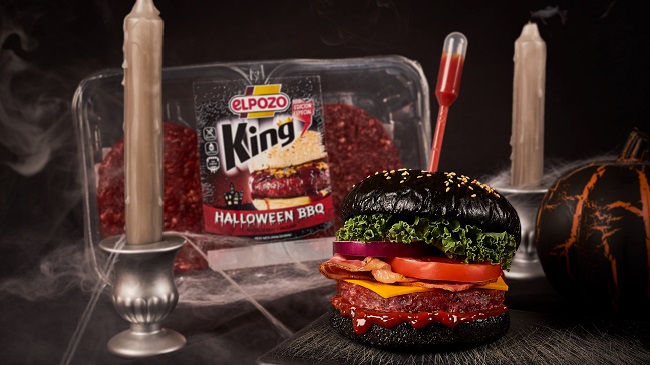 Imagen de la nueva versión de la Burger Mixta Halloween BBQ Imagen de la nueva versión de la Burger Mixta Halloween BBQ