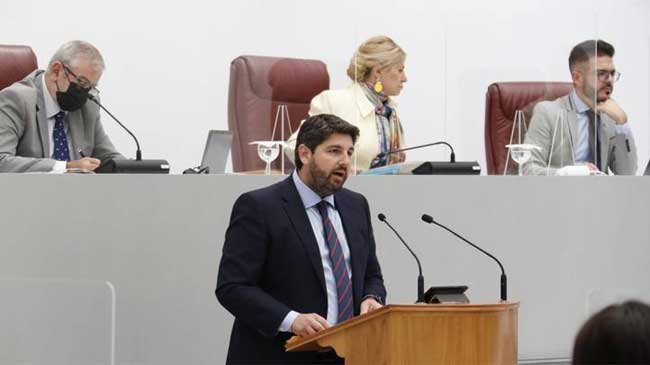 L&oacute;pez Miras, el pasado junio, durante el Debate sobre el Estado de la Regi&oacute;n