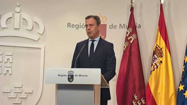 Marcos Ortuño ha ejercido hoy como portavoz del Gobierno Marcos Ortuño ha ejercido hoy como portavoz del Gobierno