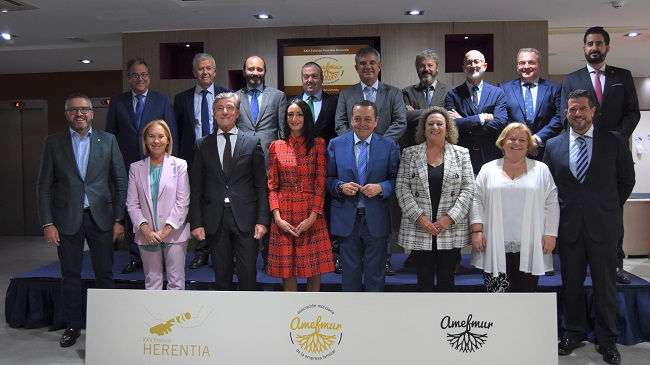 Fotograf&iacute;a del jurado de los Premios Herentia, que entrega Amefmur