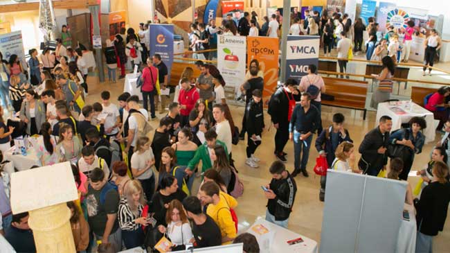 Imagen de archivo de una pasada edici&oacute;n de la Feria de Empleo Juvenil