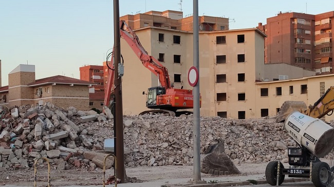 Obras en el acuartelamiento de la Guardia Civil en Cartagena