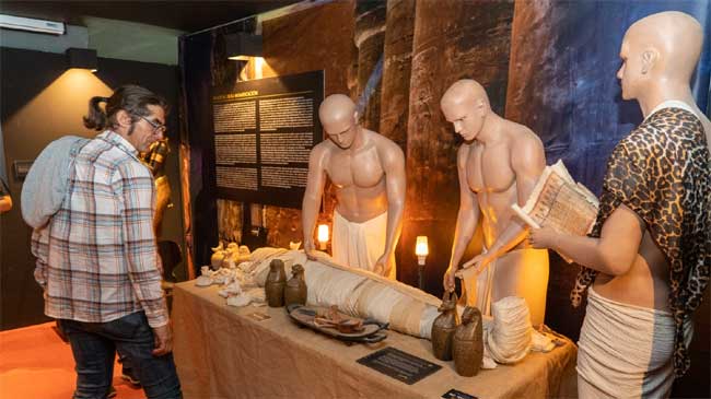 La exposición Tesoros de Egipto se ha podido visitar en el Augusteum La exposición Tesoros de Egipto se ha podido visitar en el Augusteum