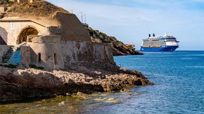 Castillo de San Juli&aacute;n, en la bah&iacute;a de Cartagena