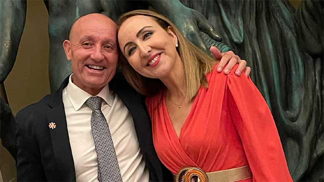 Ana Garc&iacute;a Fern&aacute;ndez, derecha, CEO de Salazones Garre