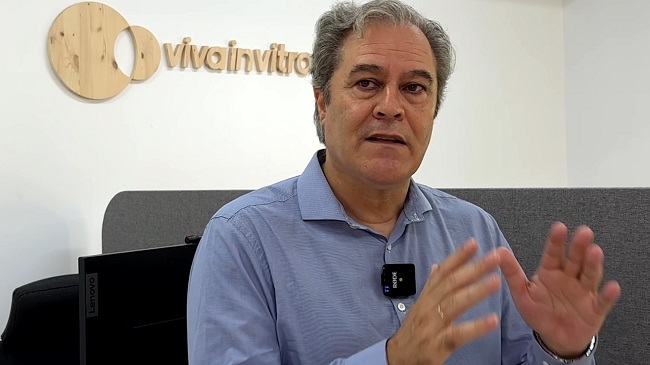Joaqu&iacute;n G&oacute;mez-Moya, director general y fundador de Viva In Vitro