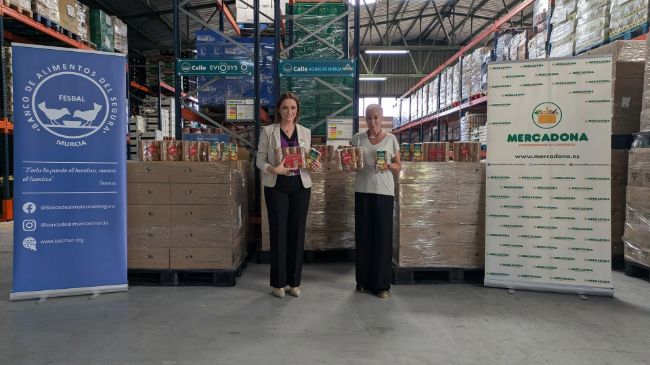 Entrega de productos a Bancos de Alimentos del Segura - MERCADONA
