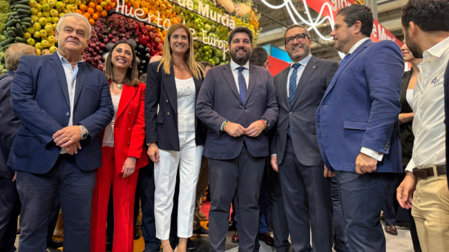 La alcaldesa de Archena, Patricia Fernández, durante su visita a Fruit Attraction La alcaldesa de Archena, Patricia Fernández, durante su visita a Fruit Attraction