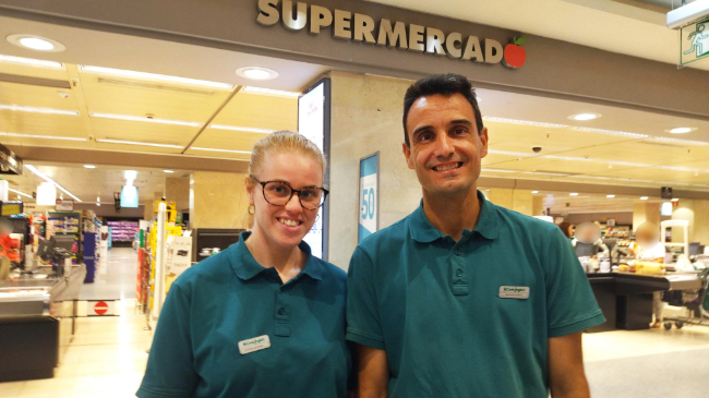 Imagen de archivo de trabajadores de El Corte Ingl&eacute;s