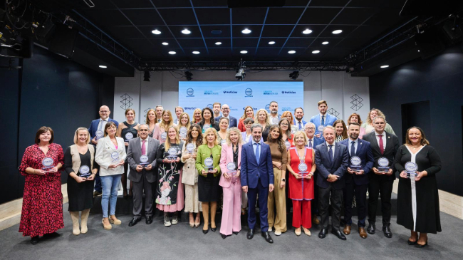 Imagen de la entrega de premios de la campa&ntilde;a &ldquo;Contra el Maltrato, Tolerancia Cero