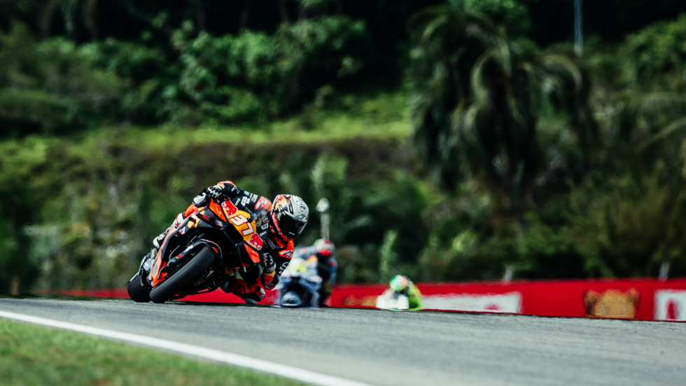 Pedro Acosta durante el GP de Malasia.