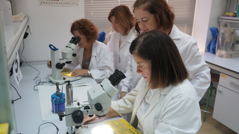 Las investigadoras de la UPCT implicadas en el proyecto CultivEco, en el laboratorio de la Escuela de Ingeniería Agronómica - UPCT Las investigadoras de la UPCT implicadas en el proyecto CultivEco, en el laboratorio de la Escuela de Ingeniería Agronómica - UPCT