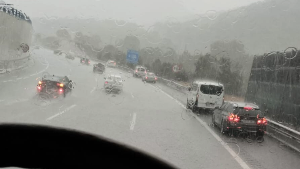 Situación actual en el Puerto de la Cadena (Murcia). Situación actual en el Puerto de la Cadena (Murcia).