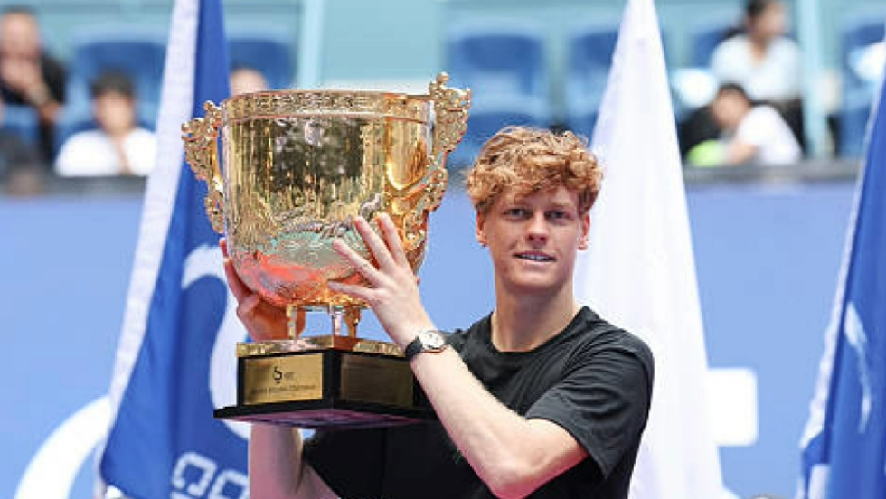 Sinner se proclama campeón del China Open (Gettyimages). Sinner se proclama campeón del China Open (Gettyimages).