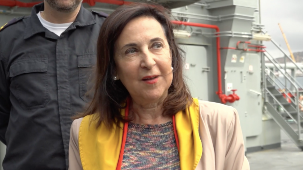 La ministra de Defensa, Margarita Robles, durante su visita a Cartagena - Ministerio de Defensa