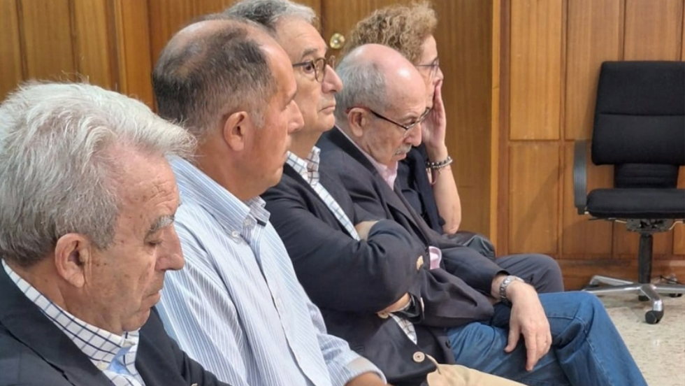 Banquillo de los acusados en el juicio Novo Carthago.
