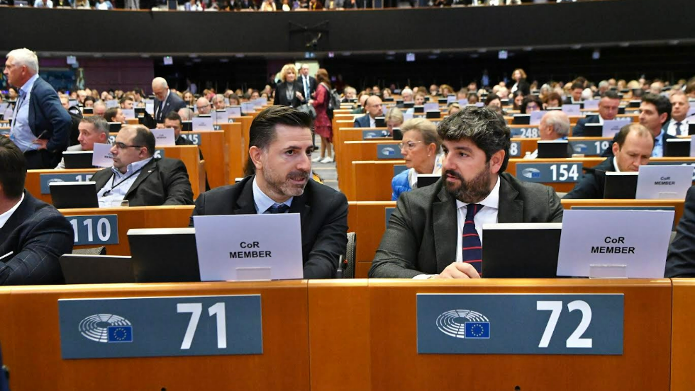 López Miras participa en el Comité de las Regiones. López Miras participa en el Comité de las Regiones.