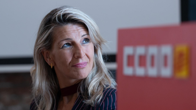 La vicepresidenta segunda, Yolanda D&iacute;az.
