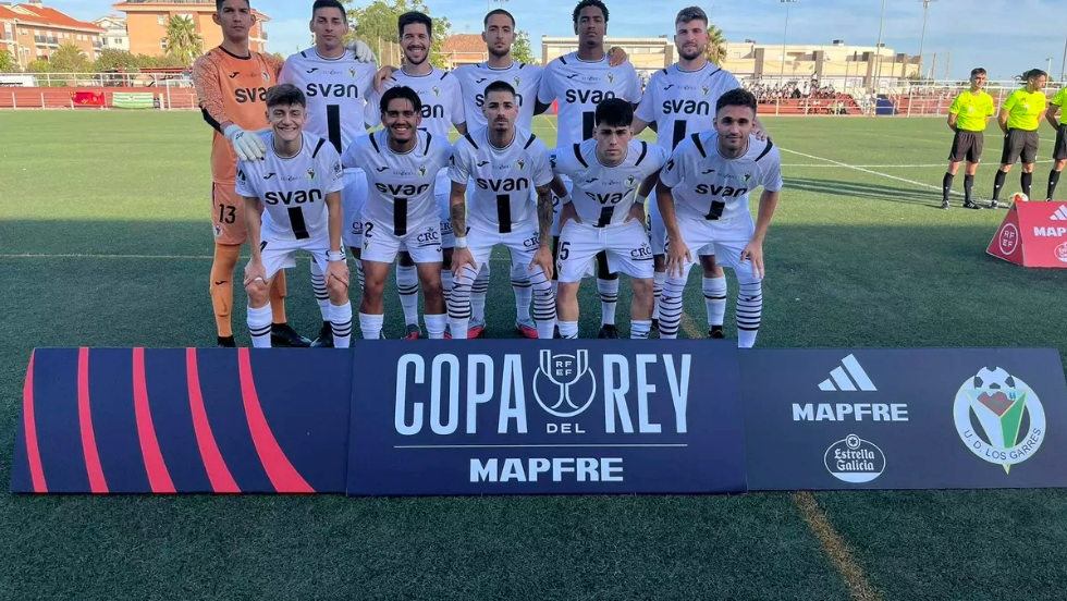 Alineación de Los Garres ante el Manises. Alineación de Los Garres ante el Manises.