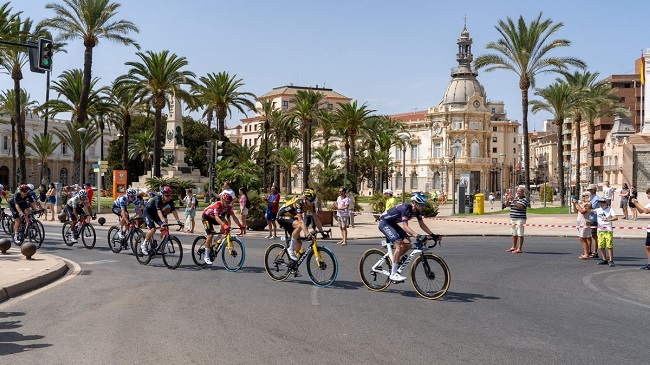 La Vuelta a la Región de Murcia a su paso por Cartagena. La Vuelta a la Región de Murcia a su paso por Cartagena.