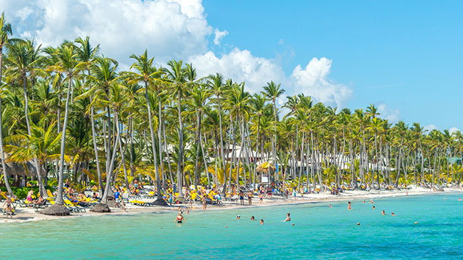 Playas de Punta Cana, en Rep&uacute;blica Dominicana