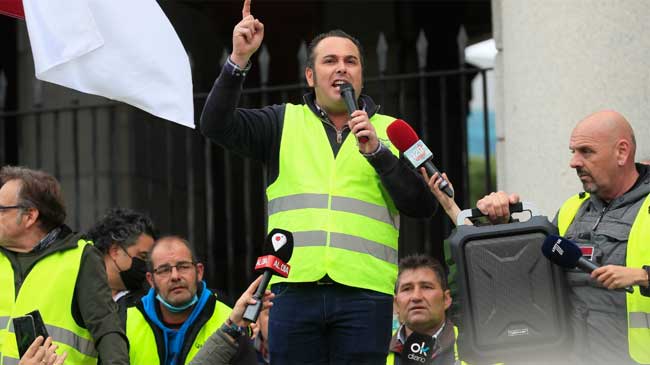 Manuel Hern&aacute;ndez es el presidente de la Plataforma Nacional en Defensa del Transporte