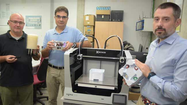 Los investigadores Joan Garc&iacute;a, Antonio Javier Garc&iacute;a y Rafael Asorey