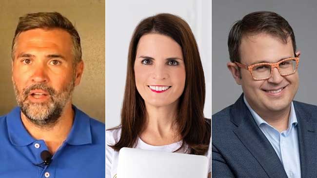 Jos&eacute; Mar&iacute;a Donate, Cristina Jover y Jacinto Llorca
