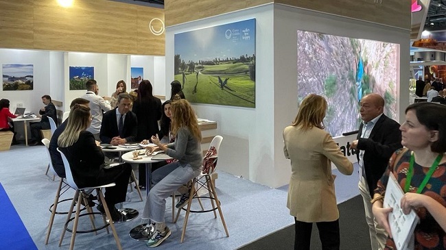El consejero Marcos Ortu&ntilde;o, en el estand de la Regi&oacute;n de Murcia en la WTM de Londres