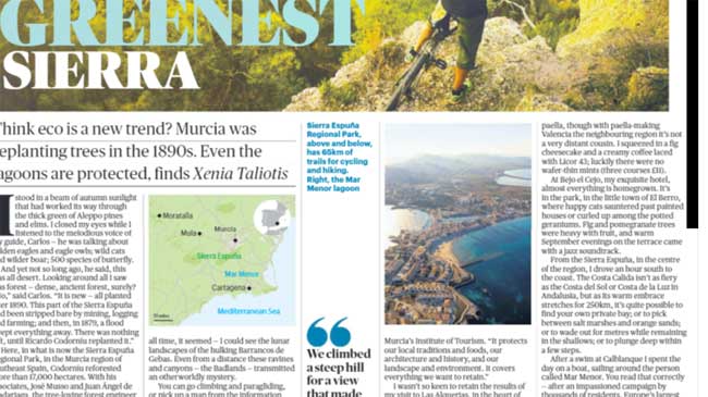 Publicaci&oacute;n en The Sunday Times
