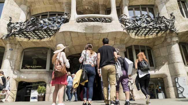 Turistas en Barcelona Turistas en Barcelona