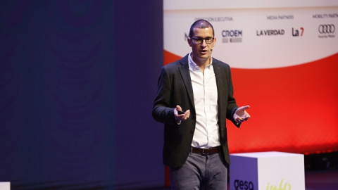 Horacio Morell, presidente de IBM Espa&ntilde;a, durante su intervenci&oacute;n en CEO CONGRESS MURCIA 2023